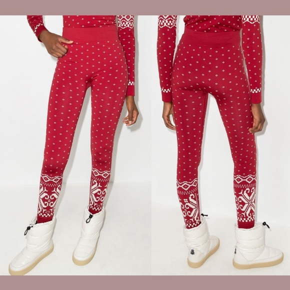 NWT Sweaty Betty‎ [ Large ] Betty Base Layer Leggings in Cardinal Red - Picture 1 of 12